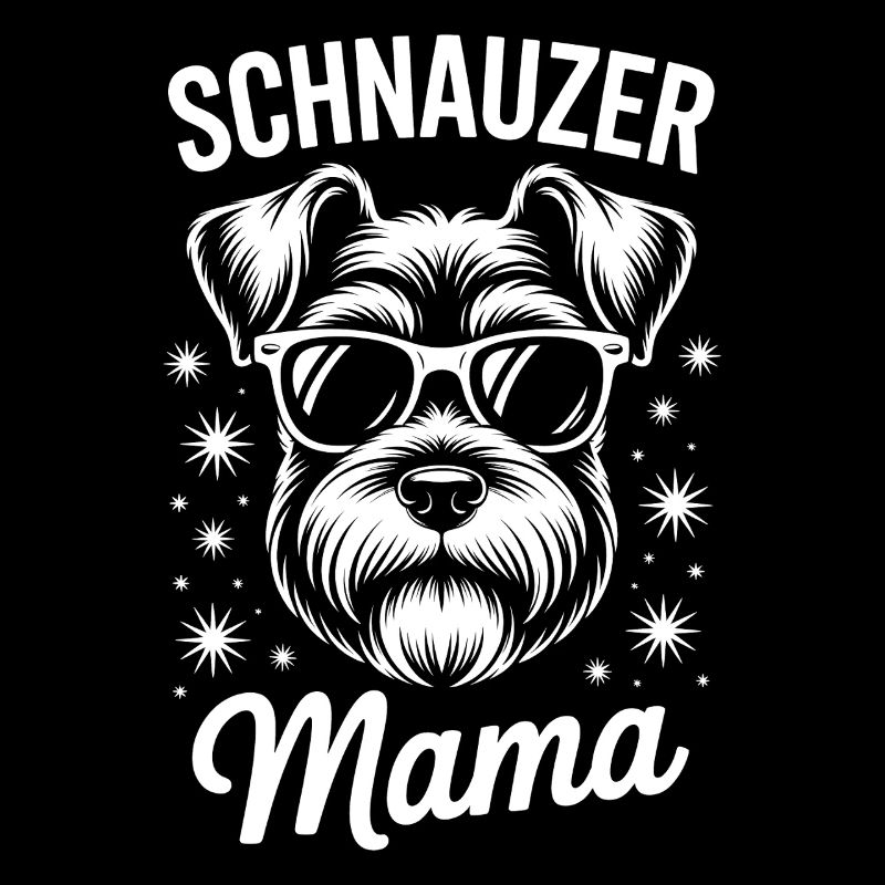 Schnauzer Saying Mom Funny Schnauzer Gift