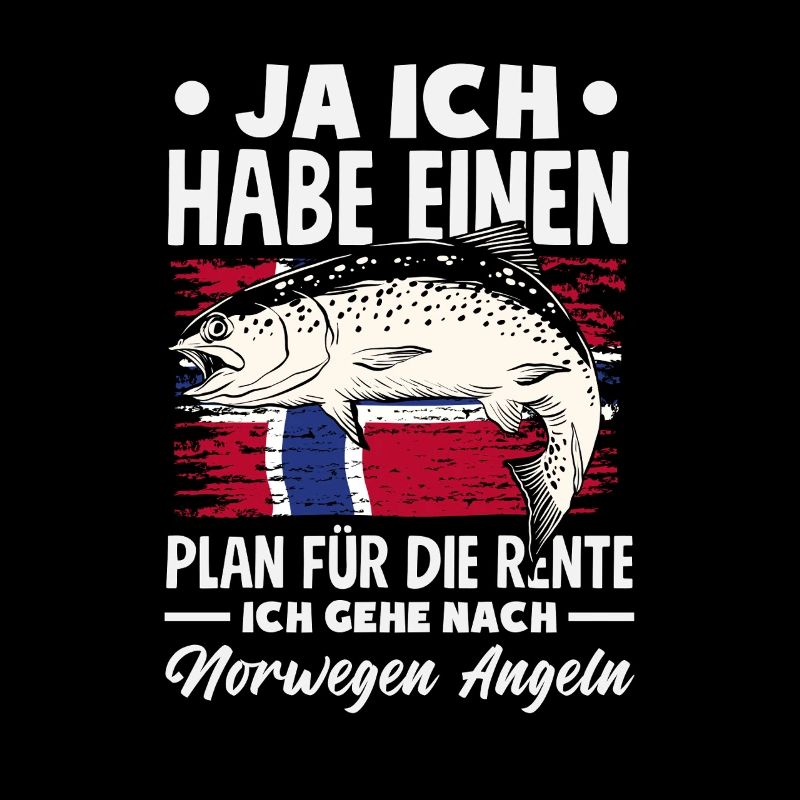 Norvège Pêche Dire Drôle Design