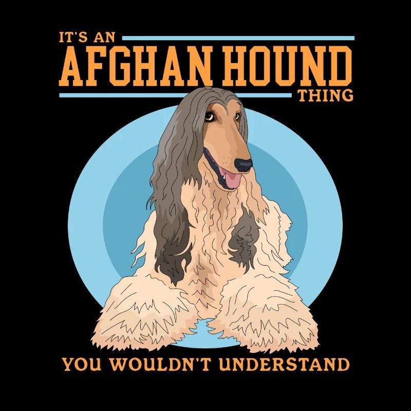 Afghan Greyhound Dog Gift