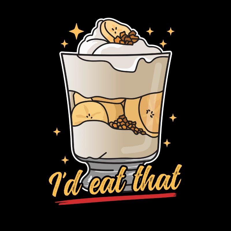 Pudding à la banane Cadeau de pudding à la banane