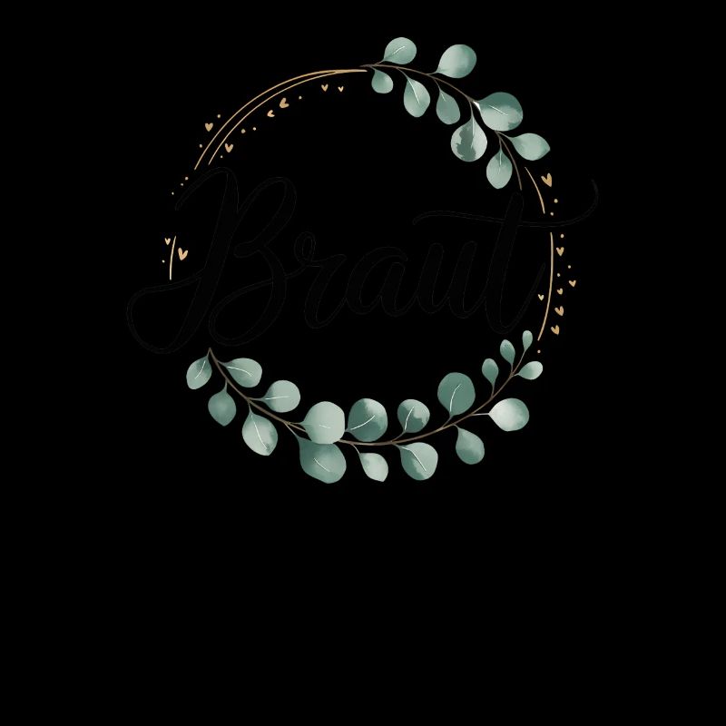 Couronne de fleurs de mariée Eucalyptus Enterrement de vie de garçon Mariage