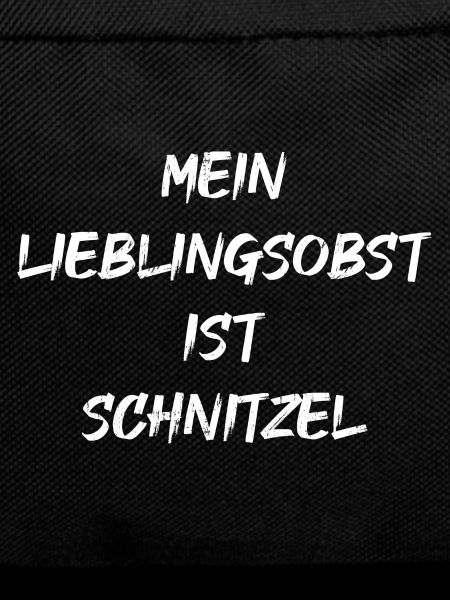 Mein Lieblingsobst ist Schnitzel