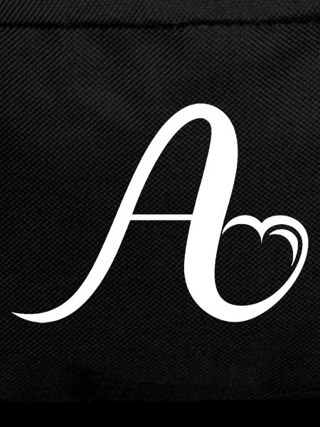 Heart letter A