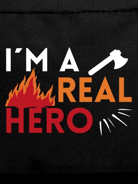 I'm a real hero firefighter