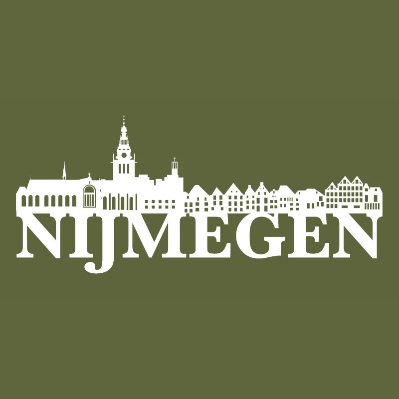 Nijmegen Netherlands skyline gift idea