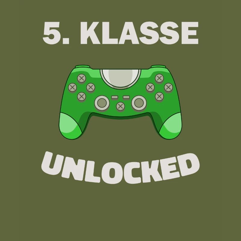 5. Klasse Gamer Deko Zocker Schule Kinder Geschenk