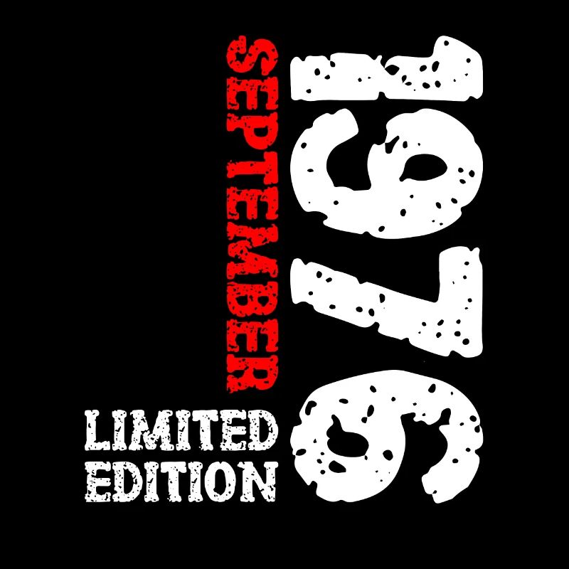 1976 September Limited Edition 47. Geburtstag Deko
