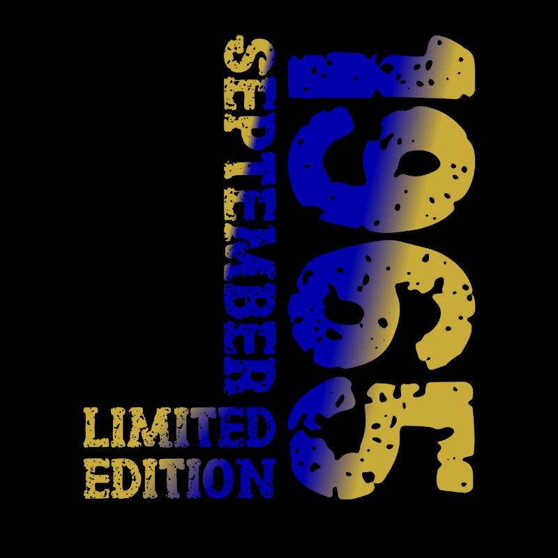 1965 Septembre Édition Limitée 58th Birthday Deco