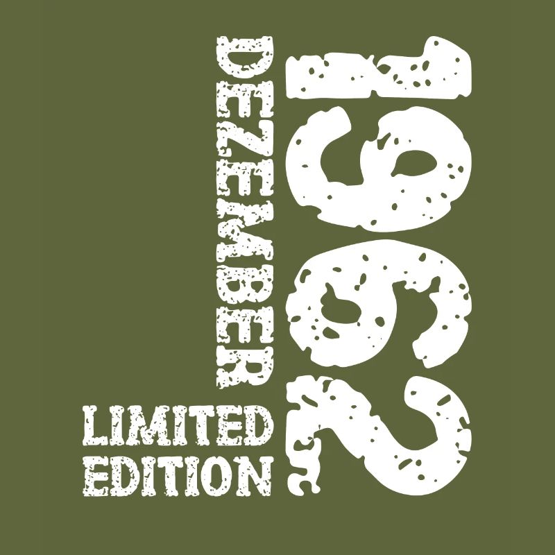 1962 Dezember Limited Edition 61. Geburtstag Deko