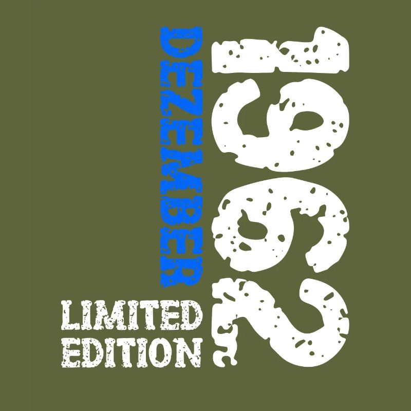 1962 Dezember Limited Edition 61. Geburtstag Deko