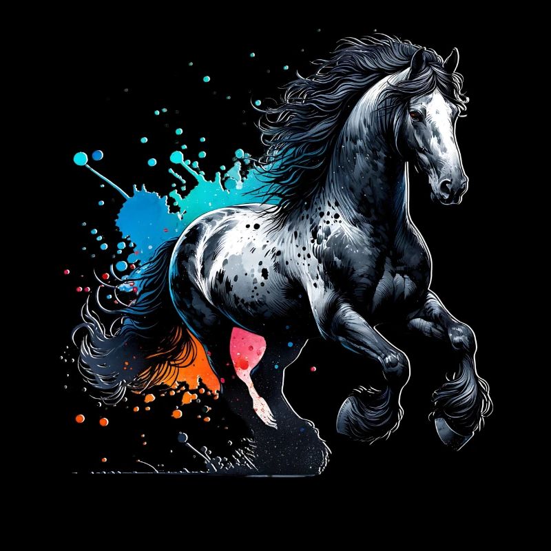 Cheval Frison Cadeau Cheval