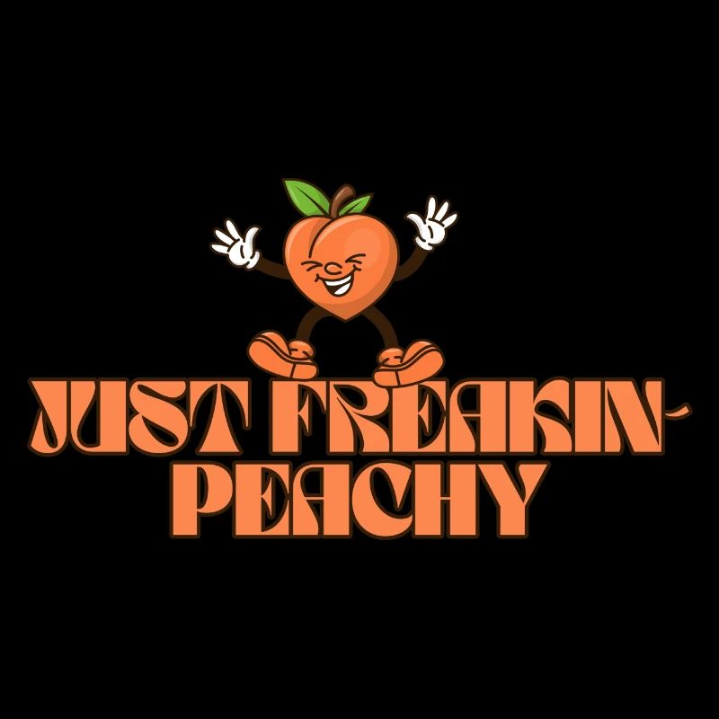 just peachy - peach fruit saying