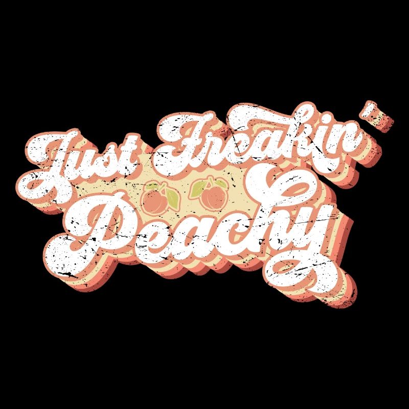 just peachy - peach fruit saying