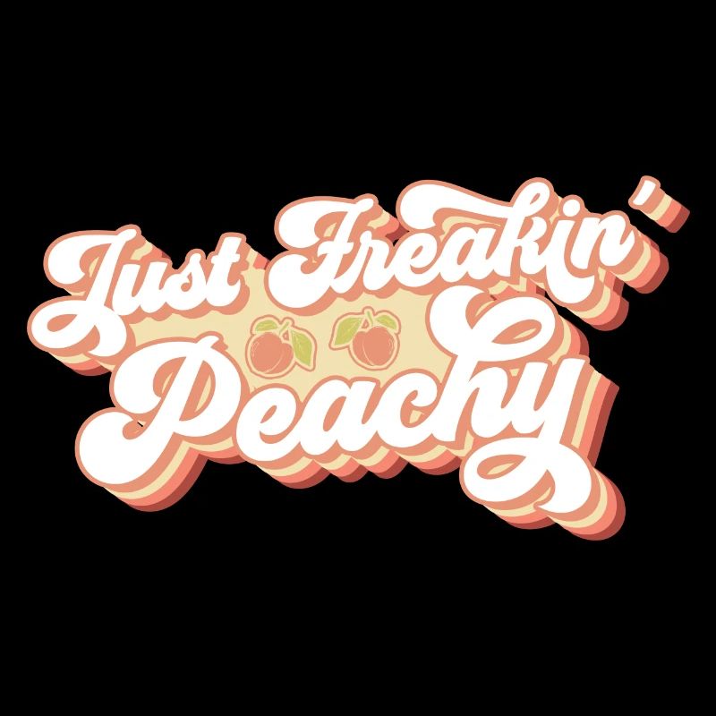 just peachy - peach fruit saying