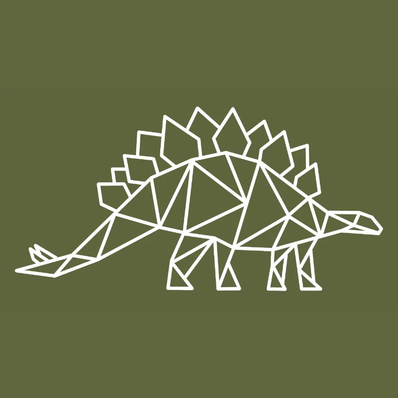 Stegosaurus Geometry Dino