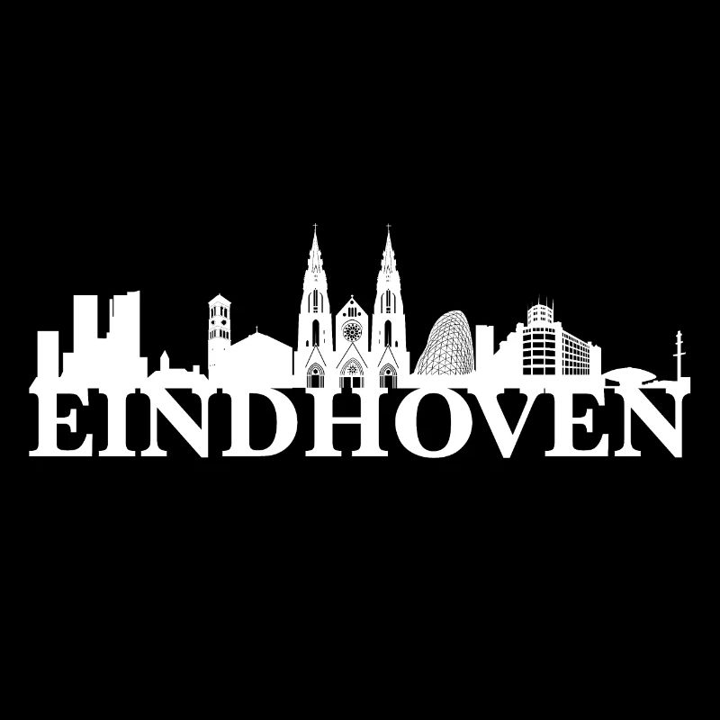 Idée de cadeau skyline Eindhoven Pays-Bas
