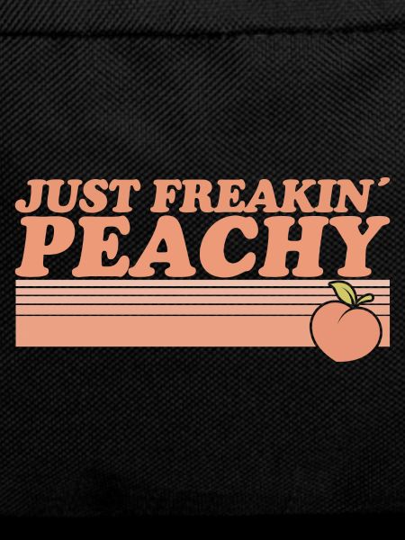 just peachy - peach fruit saying