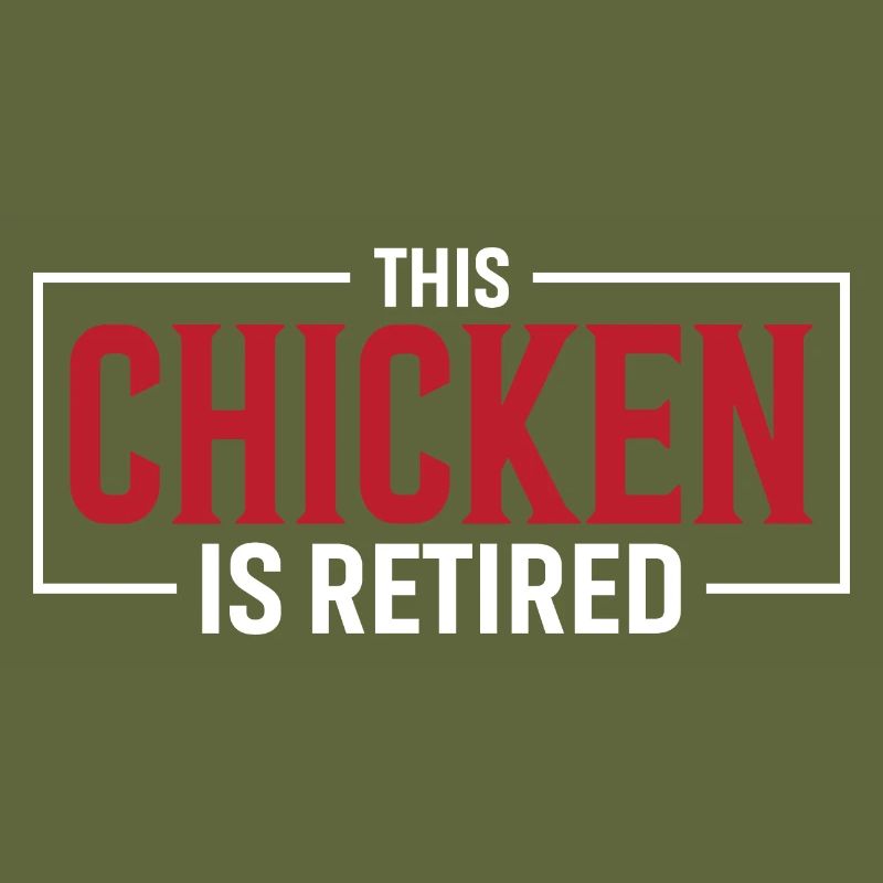 Ce poulet est à la retraite
