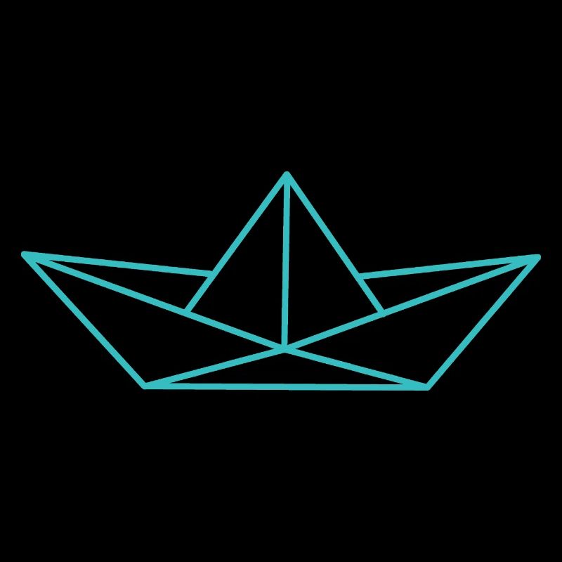 Boat Geometric Line