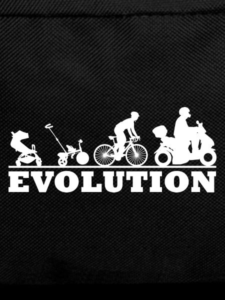 Motorroller Rollerfahrer - Evolution