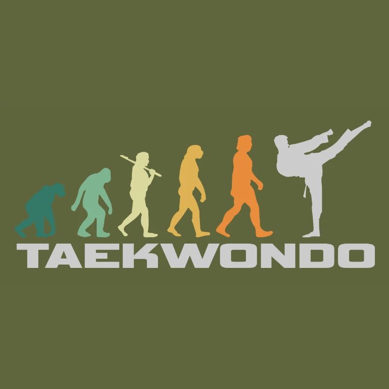 Taekwondo Style rétro - Evolution Man