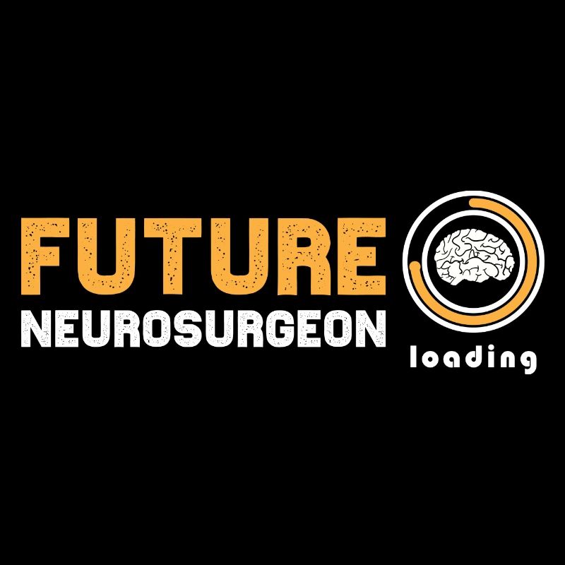 Future Neurosurgeon Loading Brain Neurologist