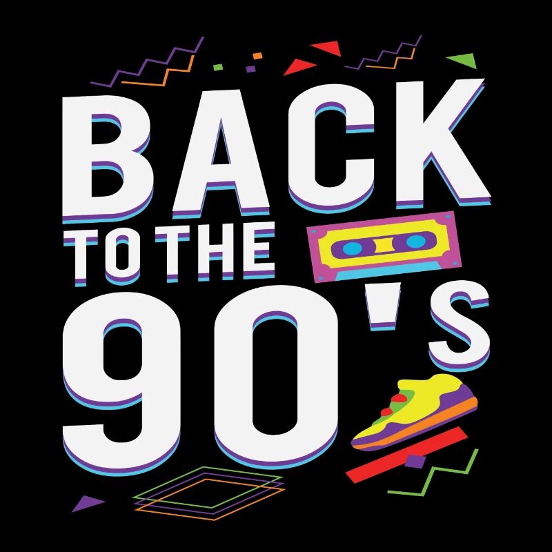 I Love 90s 90s Motto Party Outfit Gift