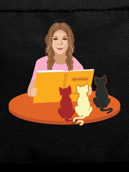 Cats books Librarian library gift