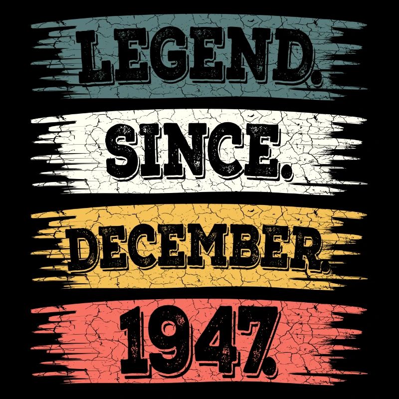Legend since December 1947 75 years anniversary
