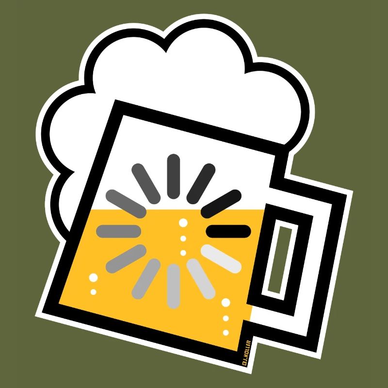 Bier Wird Geladen (Bierkrug Loading / Icon / /)