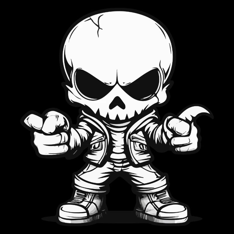Zombie Skeleton Skull Halloween
