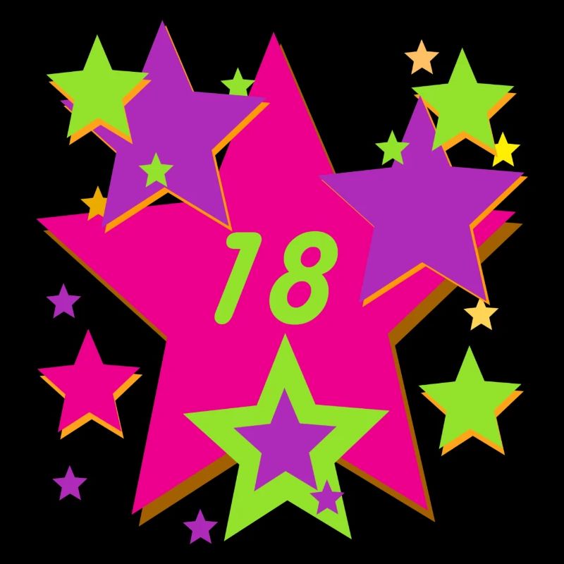18th birthday neon