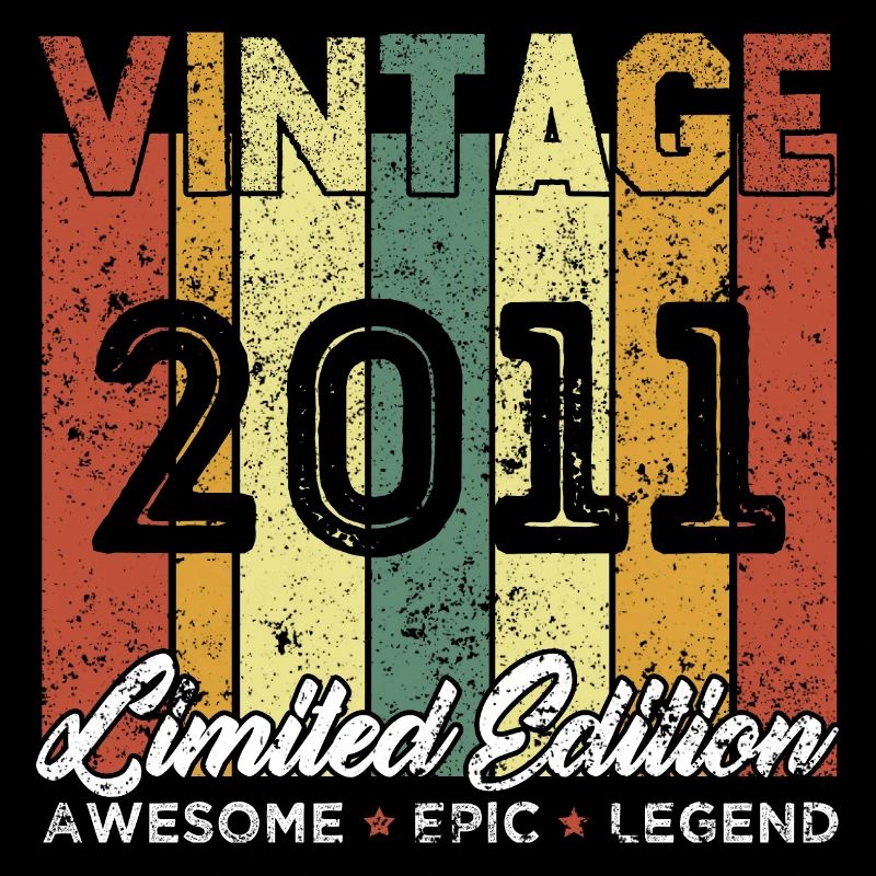 Vintage Geburtstagsgeschenk 2011 Limited Edition