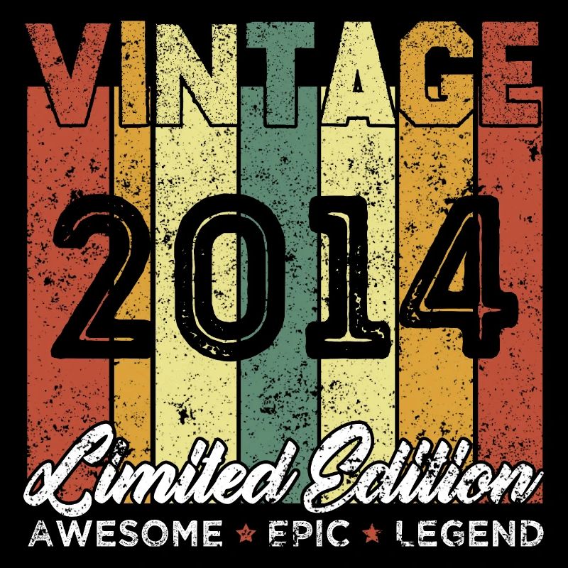 Vintage Geburtstagsgeschenk 2014 Limited Edition