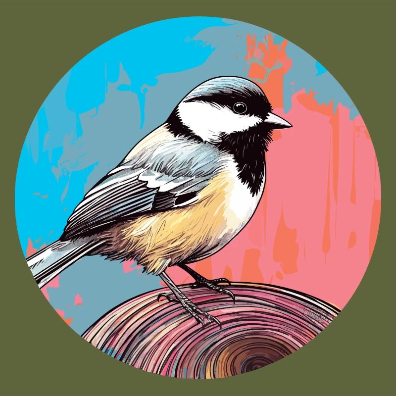 Chickadee bird