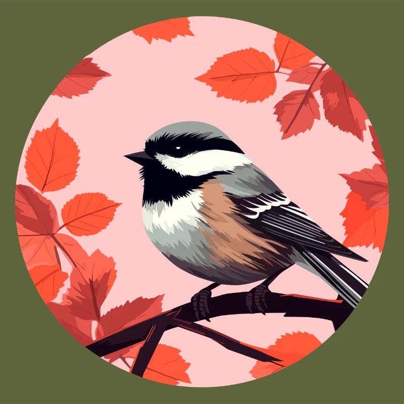 Chickadee bird