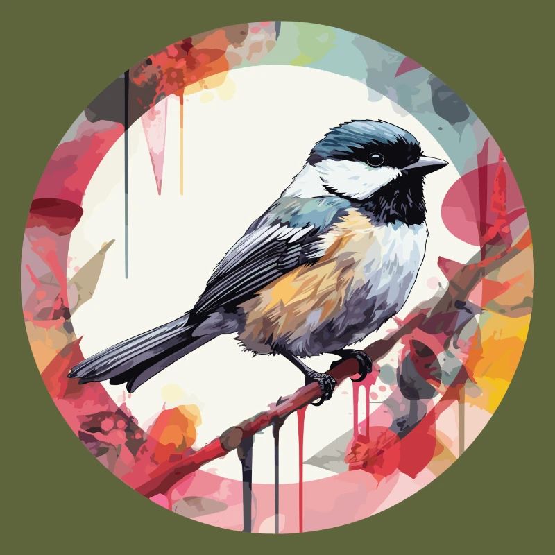 Chickadee bird