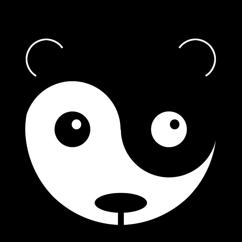 panda ying yang