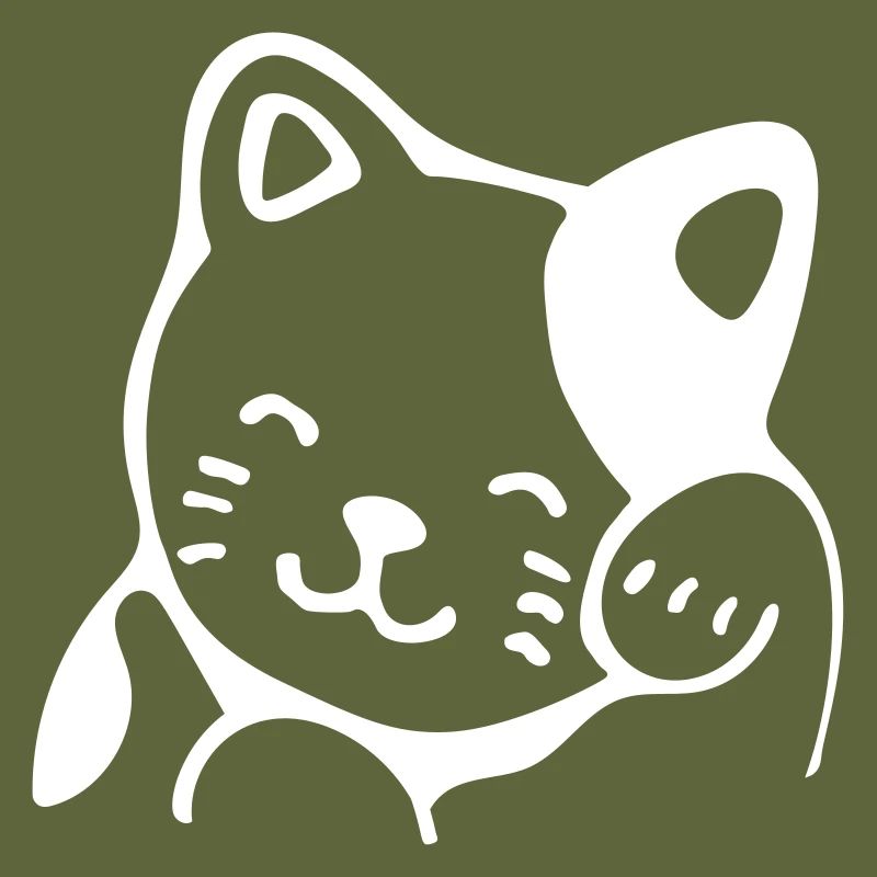Glückliche Katze