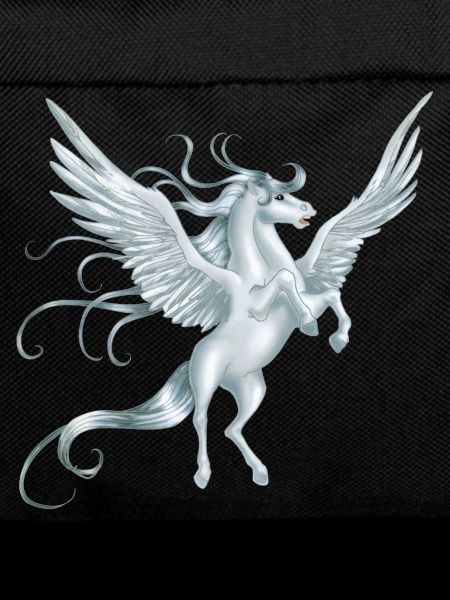 Pegasus with spread wings
