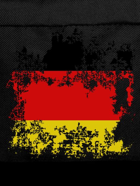 Flagge Deutschland Destroyed Effekt