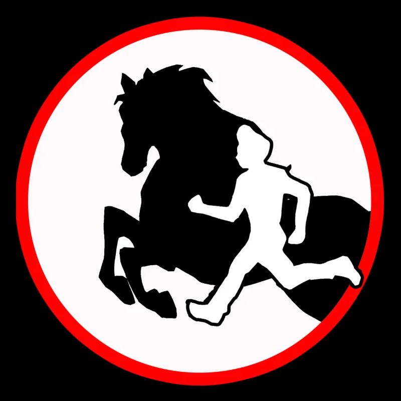 Logo cheval agilité