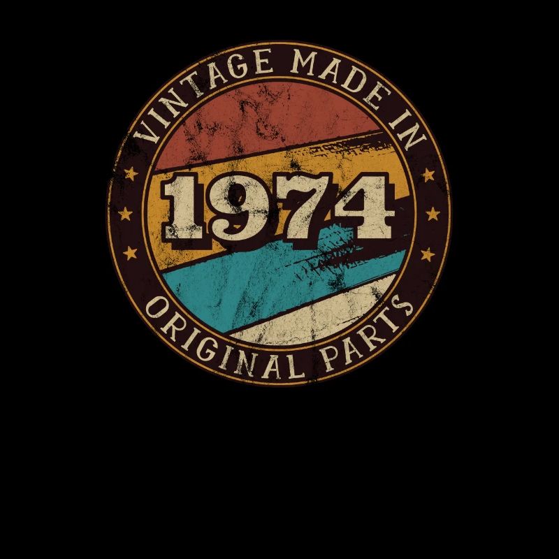 1974 Geburtstag Vintage Geschenkidee