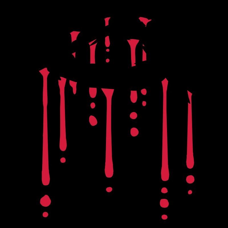 blood drop anarchy symbol