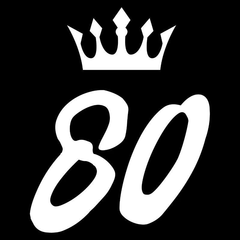 80 Number crown