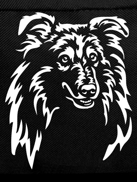 Sheltie Head "Black Edition"