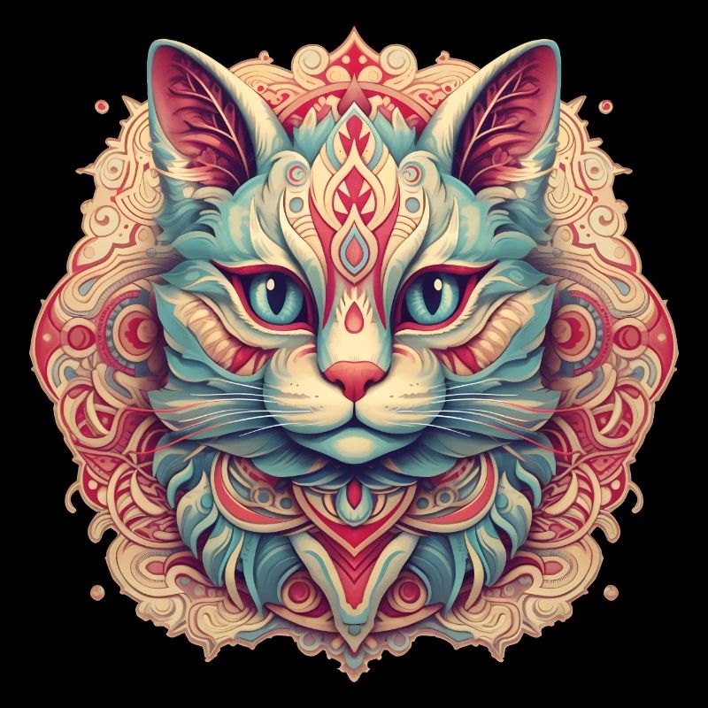 Mandala-Katze