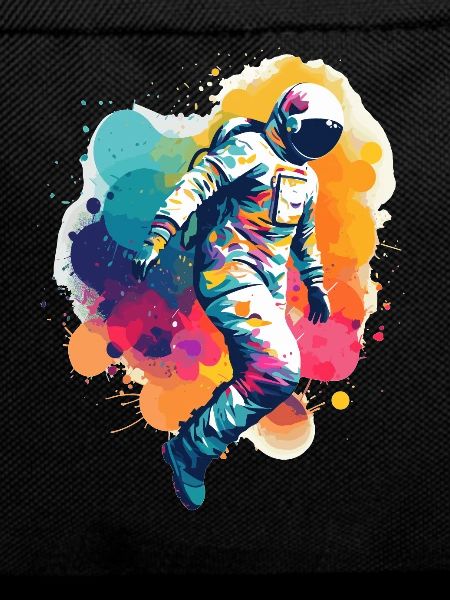 Astronaut Spraykunst