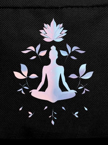 Meditation & Balance – Calm Lotus Illustration