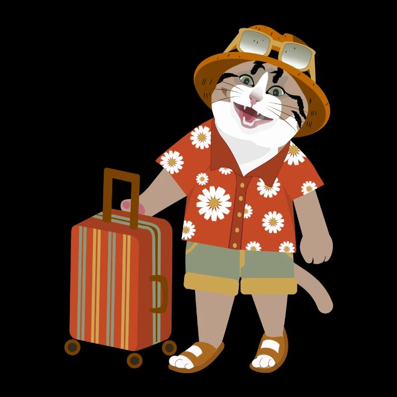 cat traveling mood